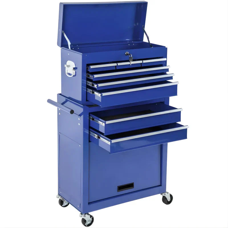 Servante d'Atelier - 8 Tiroirs Bleu