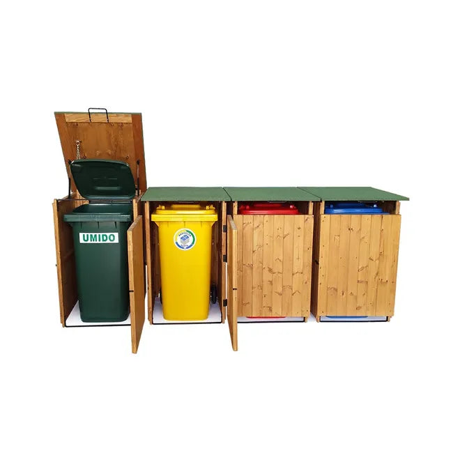 Cache Poubelle en Bois
