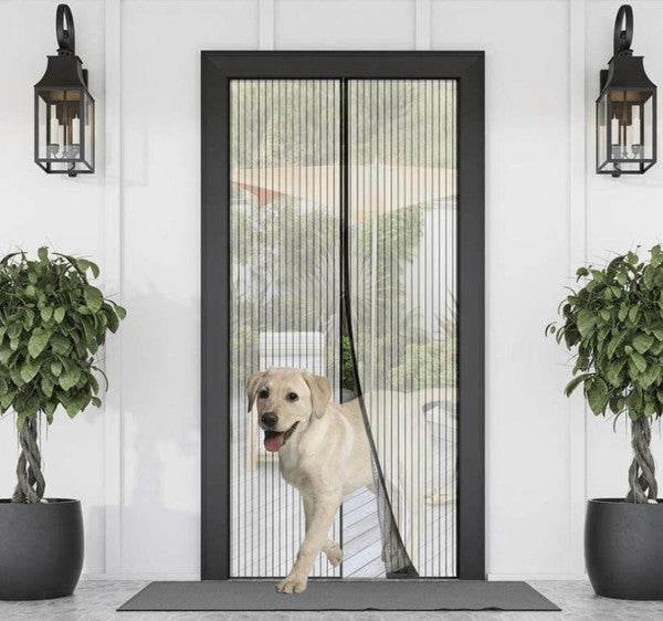 Rideau anti moustique magnétique aimanté