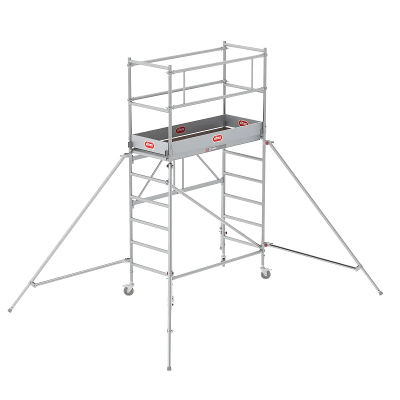 Échafaudage télescopique 7,80m Aluminium - démontable Échafaudage mobile