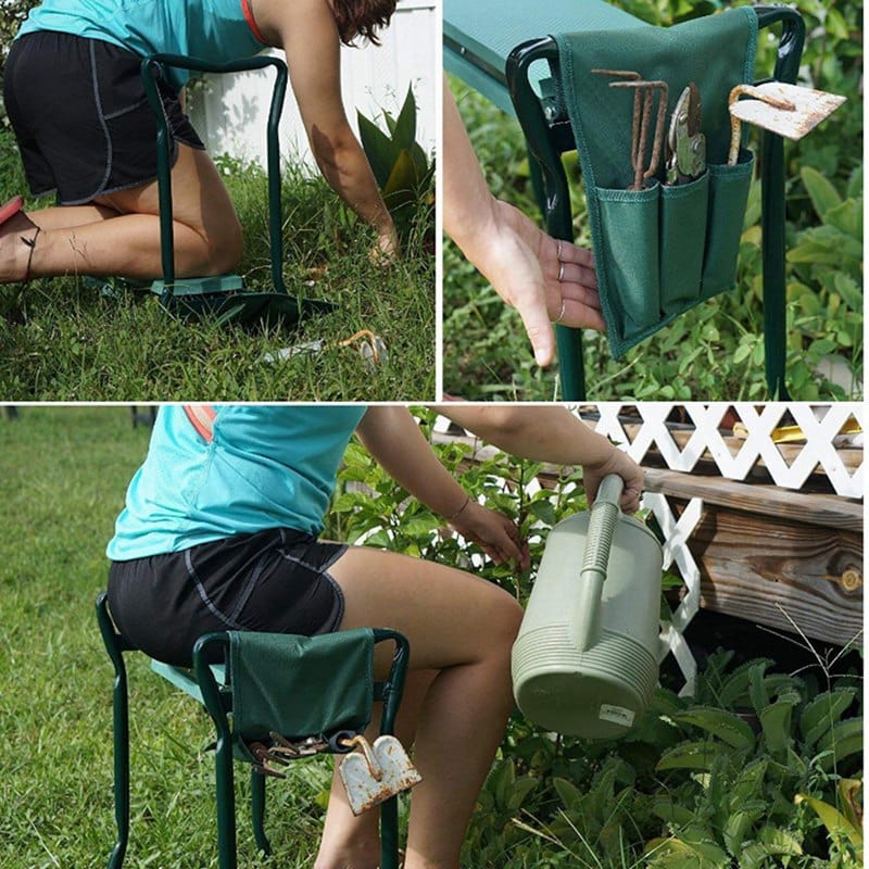 Agenouilloir de jardin pliable multifonction